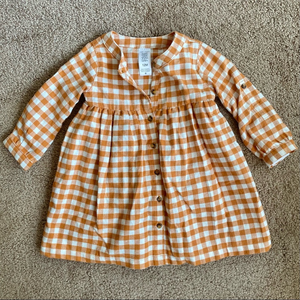 Gingham Toddler Dress